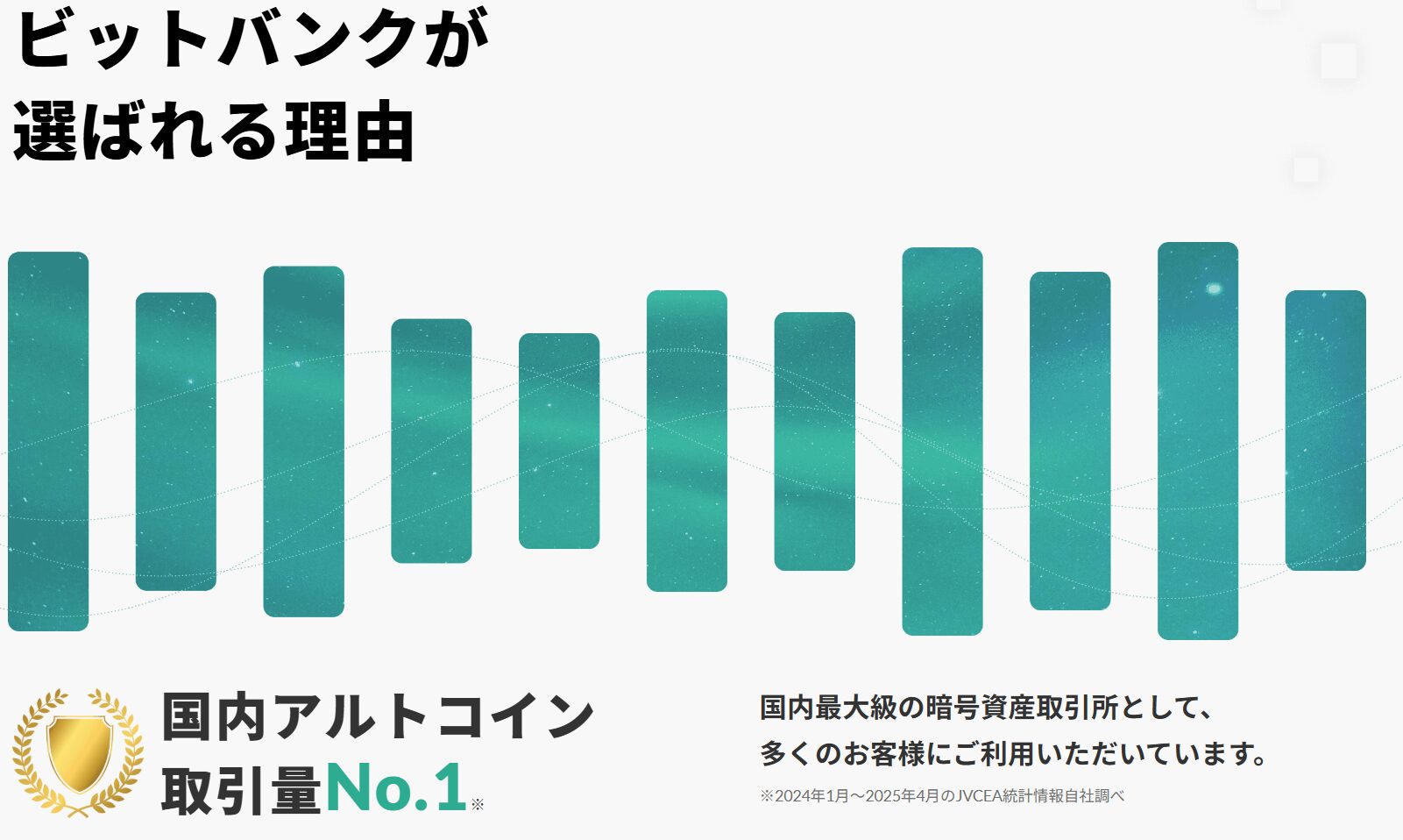 ビットバンクが選ばれる理由