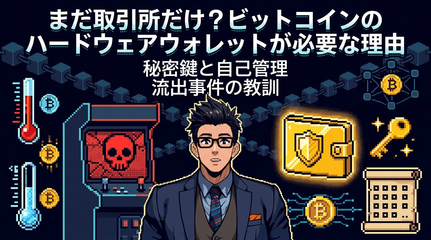 まだ取引所だけ？ビットコインのハードウェアウォレットが必要な理由