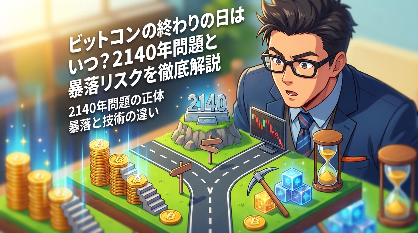 ビットコインの終わりの日はいつ?2140年問題と暴落リスクを徹底解説