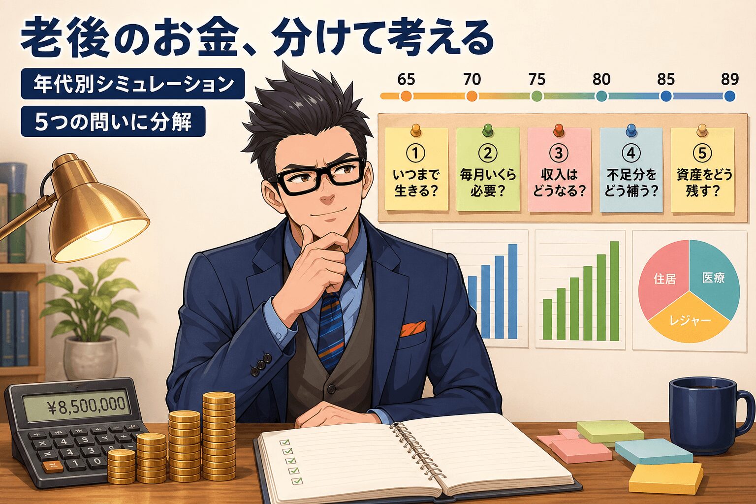 老後のお金、分けて考えるに関するアイキャッチ画像